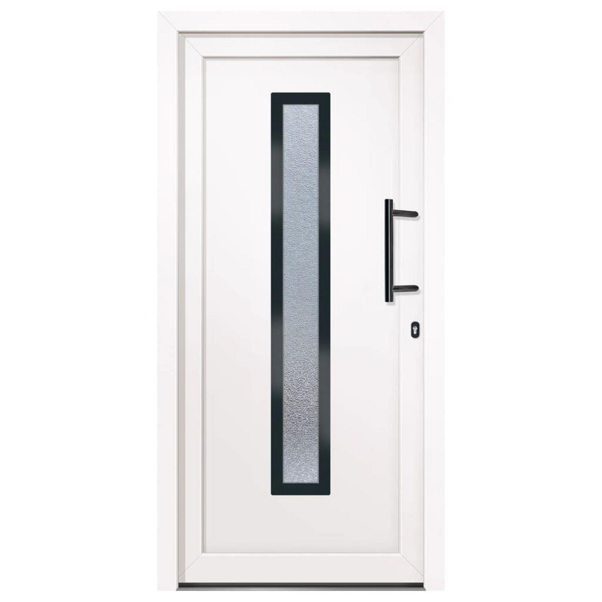 VIDAXL Porte d'entree Blanc 98x200 cm PVC