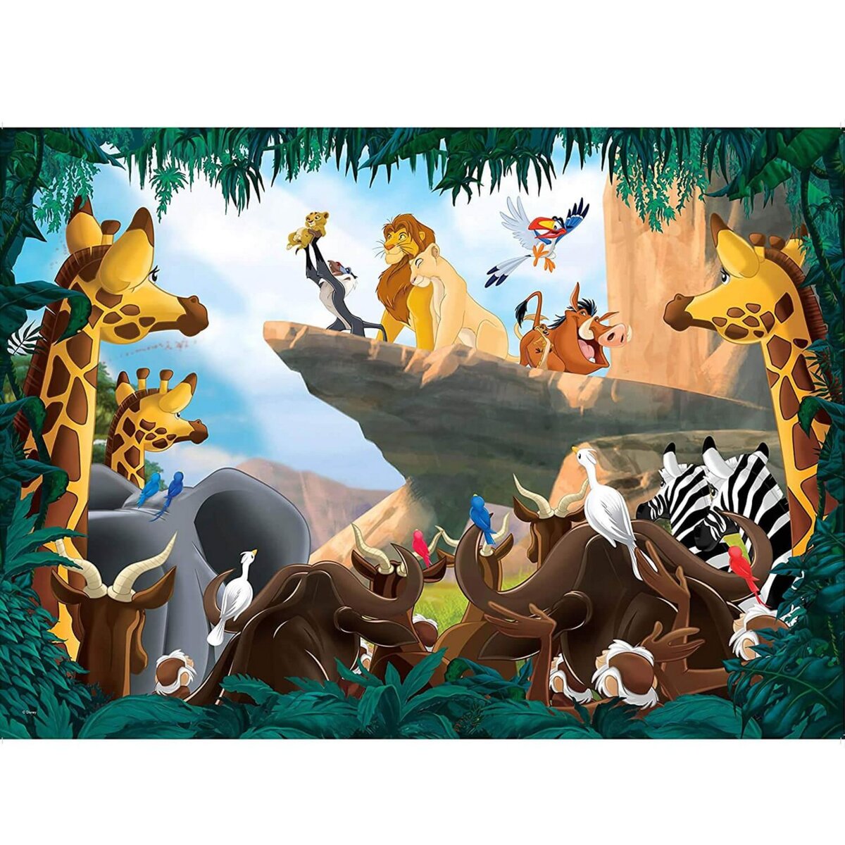 Puzzle 1000 pièces Disney Le roi Lion