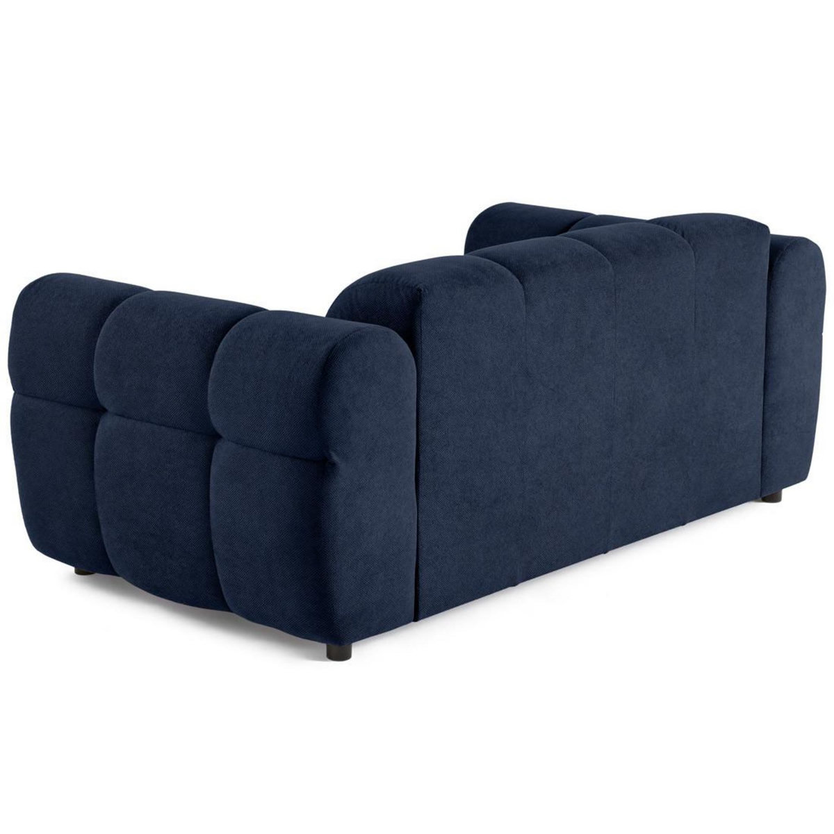 LISA DESIGN Ray - canapé droit 2 places en tissu texturé