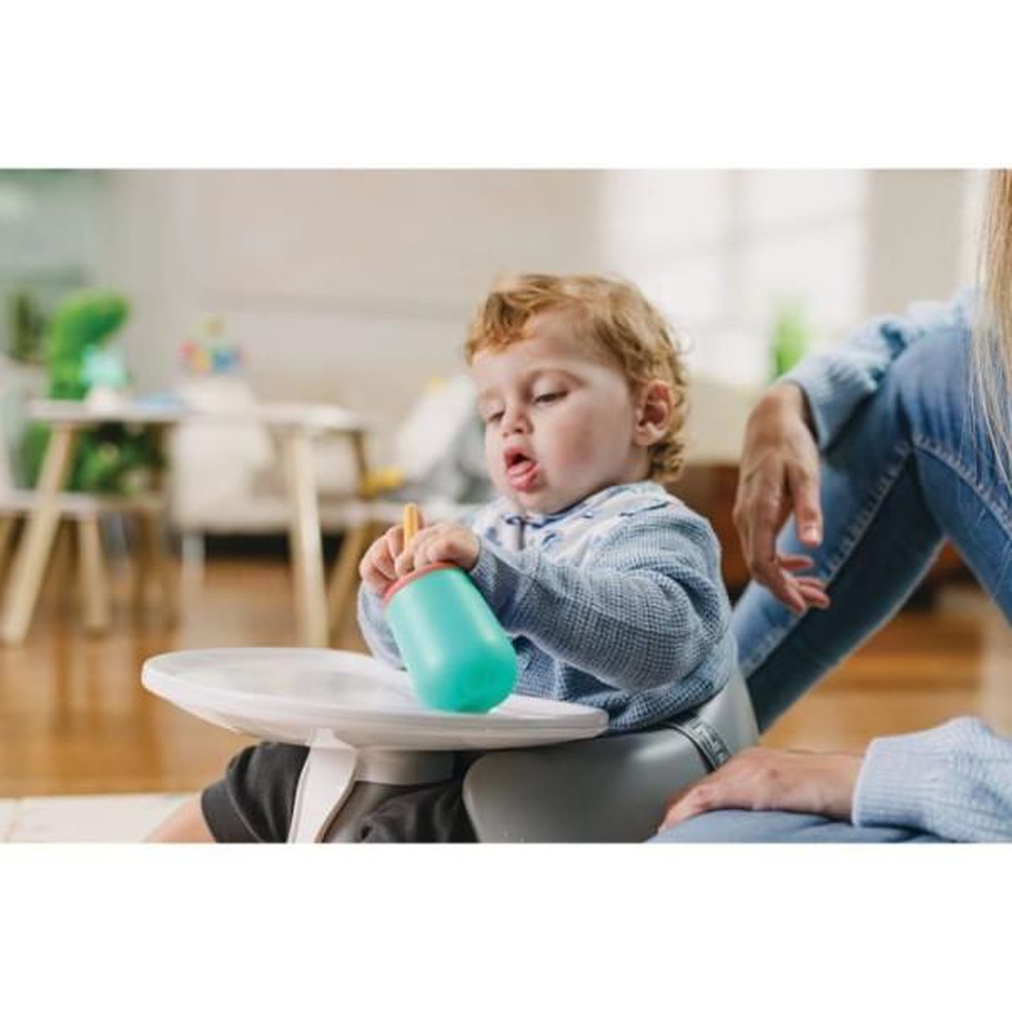 Voir la diapositive 5 : NUBY Tasse d'apprentissage - nuby - silicone - 120 ml - des 6 mois - mulitcolore