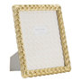 Voir la diapositive 1 : Paris Prix Cadre Photo Déco Tressé  Rope  20x25cm Or