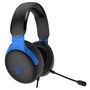 Voir la diapositive 2 : Subsonic Spectra casque gaming pour PS5 PS4 PC Xbox, HP 40 mm, micro inclinable, réglage volume, noir et bleu