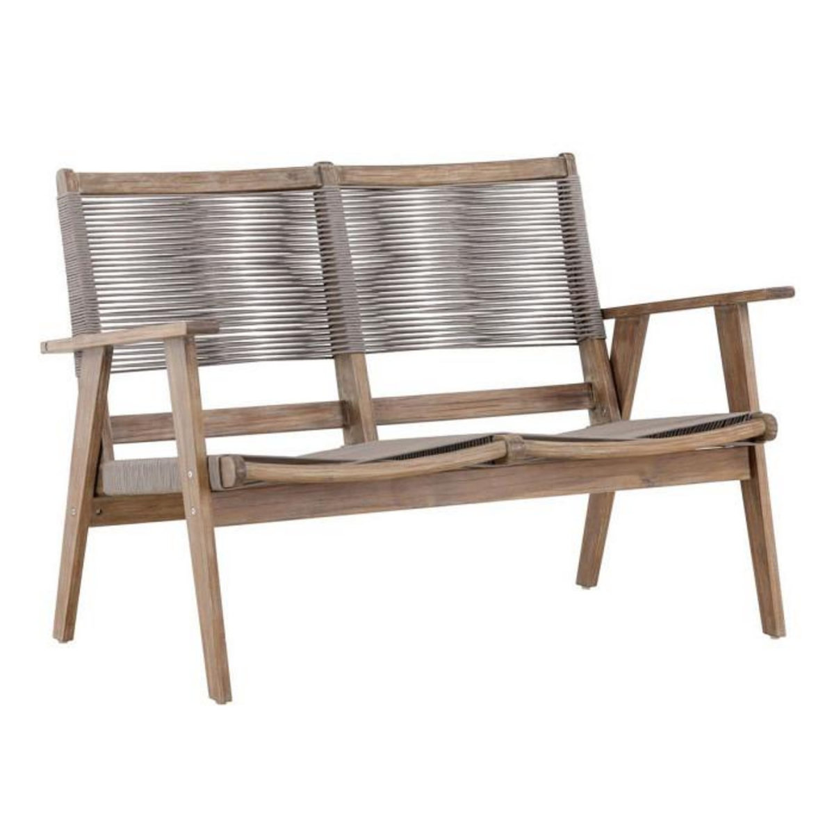 Paris Prix Canapé de Jardin 2 Places  Little John  120cm Marron