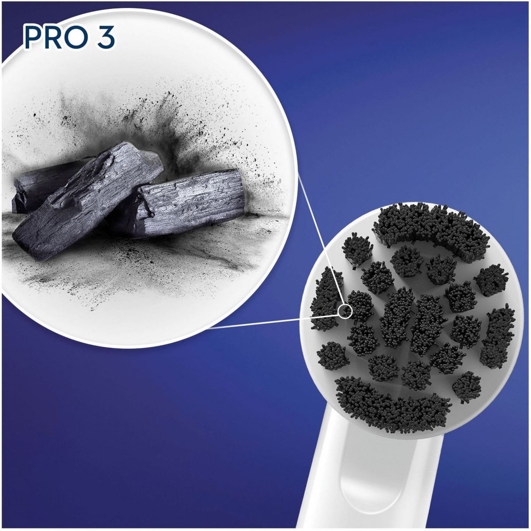 Voir la diapositive 5 : ORAL B Brosse à dents électrique Pro 3800 charcoal black et 1 purify
