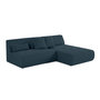 Voir la diapositive 3 : LISA DESIGN Onyx - canapé modulable d'angle réversible 4 places - en tissu mailles 3d