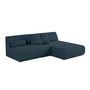 Voir la diapositive 3 : LISA DESIGN Onyx - canapé modulable d'angle réversible 4 places - en tissu mailles 3d