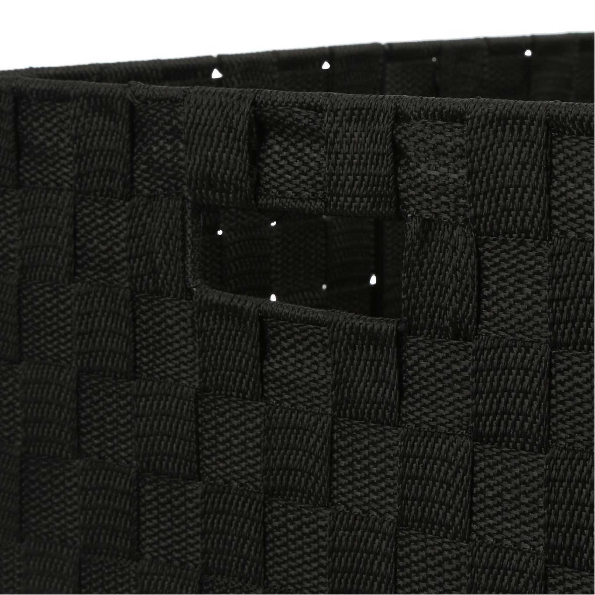 Voir la diapositive 2 : FIVE Lot de 4 Paniers de Rangement  Déco  38cm Noir