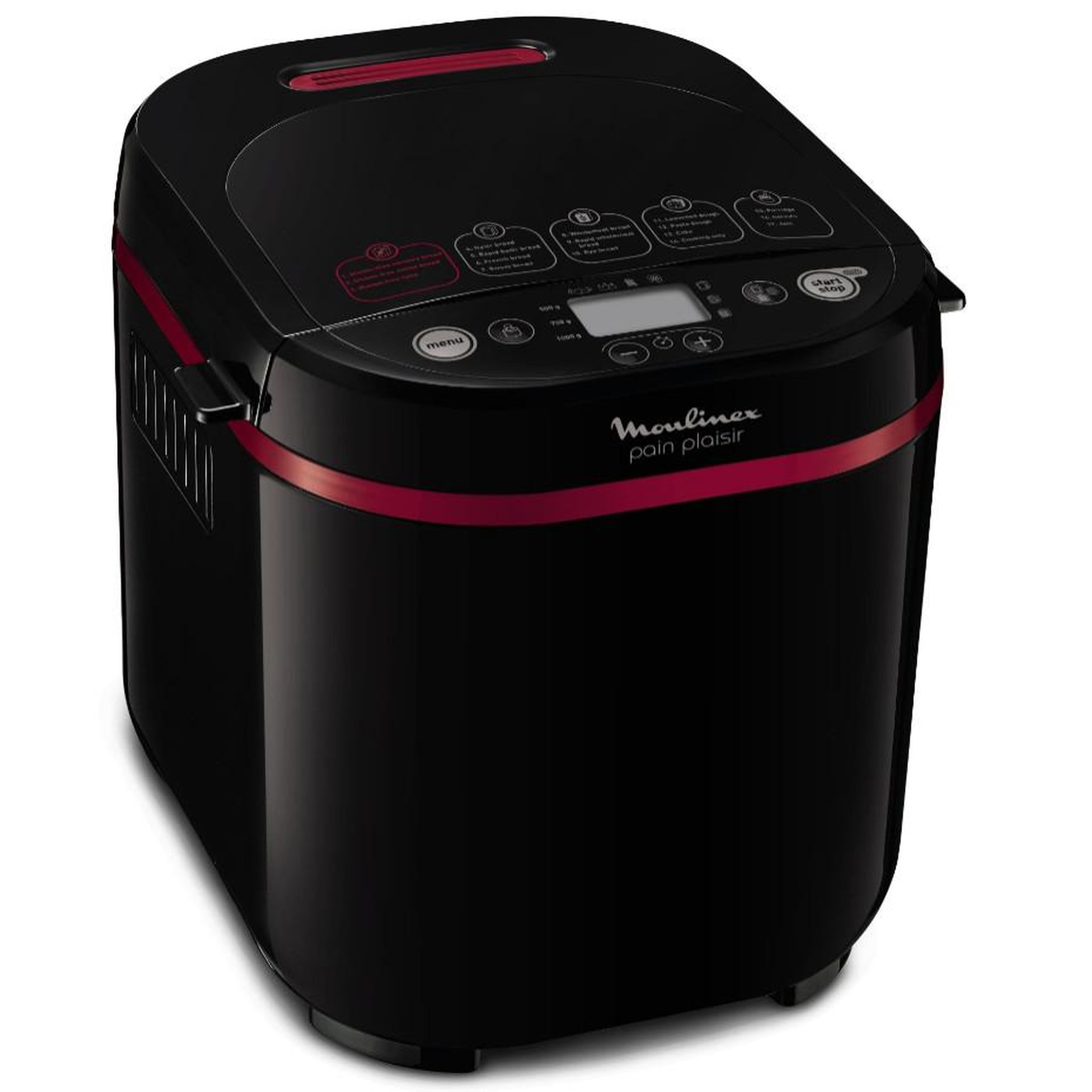 Voir la diapositive 1 : MOULINEX Machine à pain 1kg 720w noir - ow220830