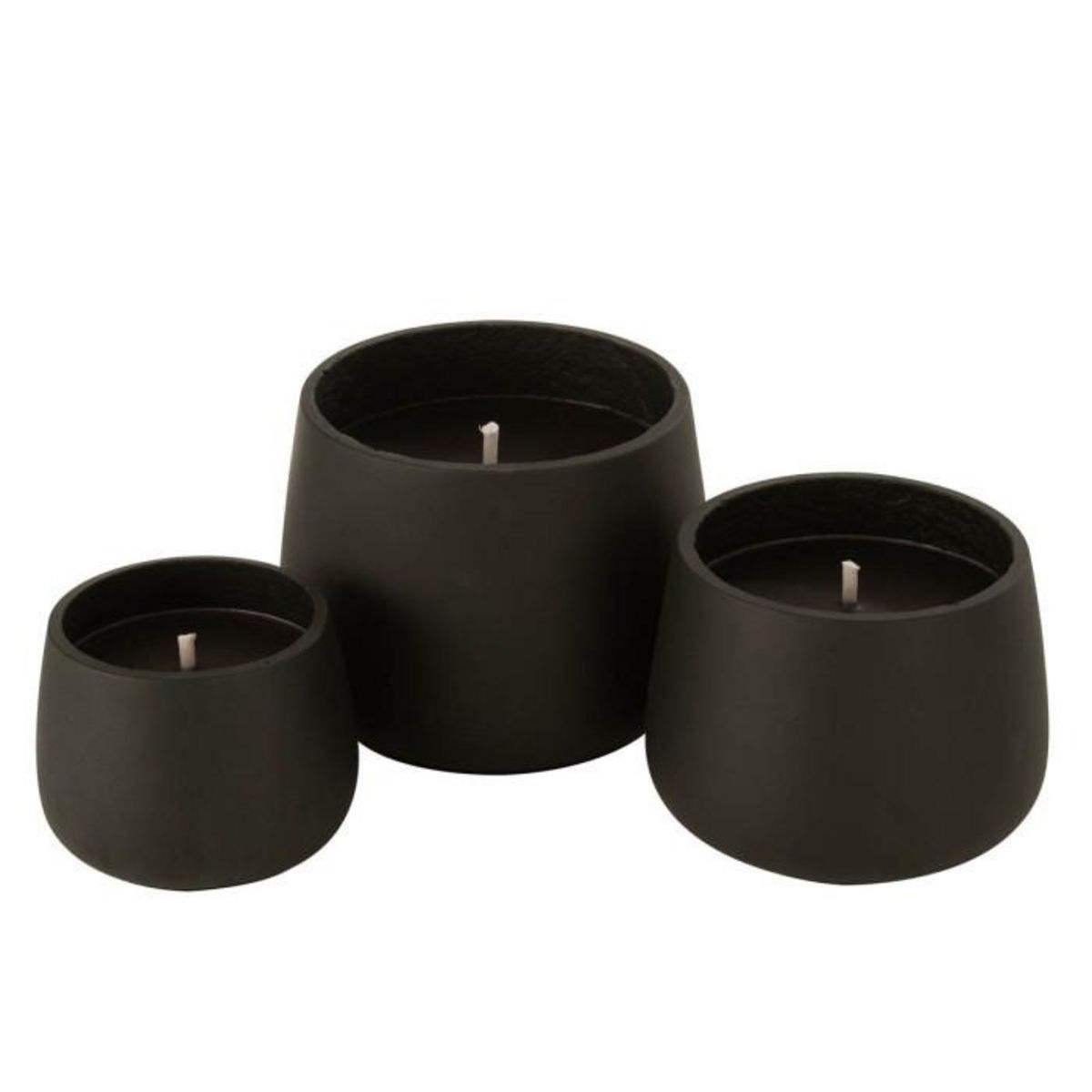 Paris Prix Bougie Extérieure Ciment  Brittney  13cm Noir