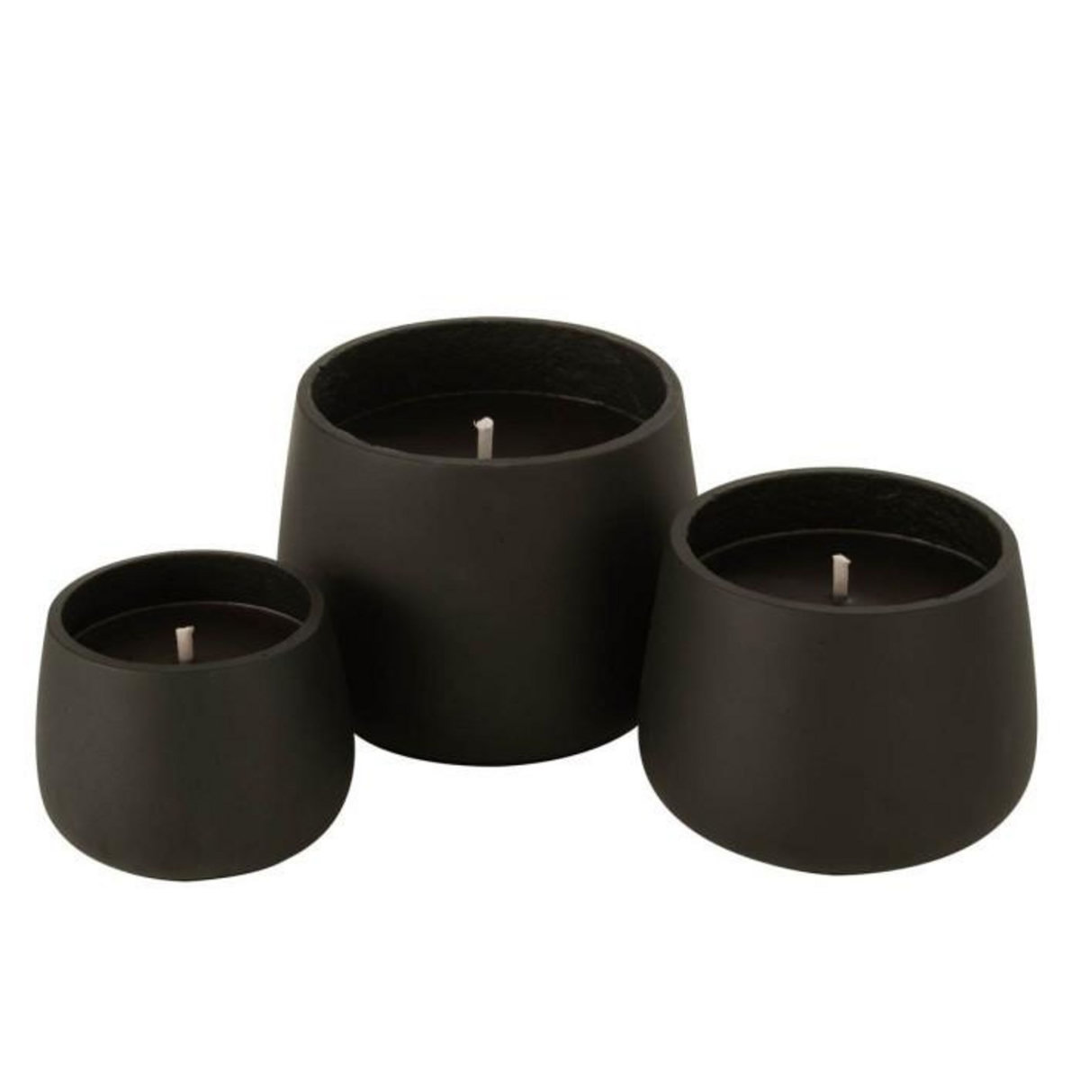 Paris Prix Bougie Extérieure Ciment  Brittney  13cm Noir