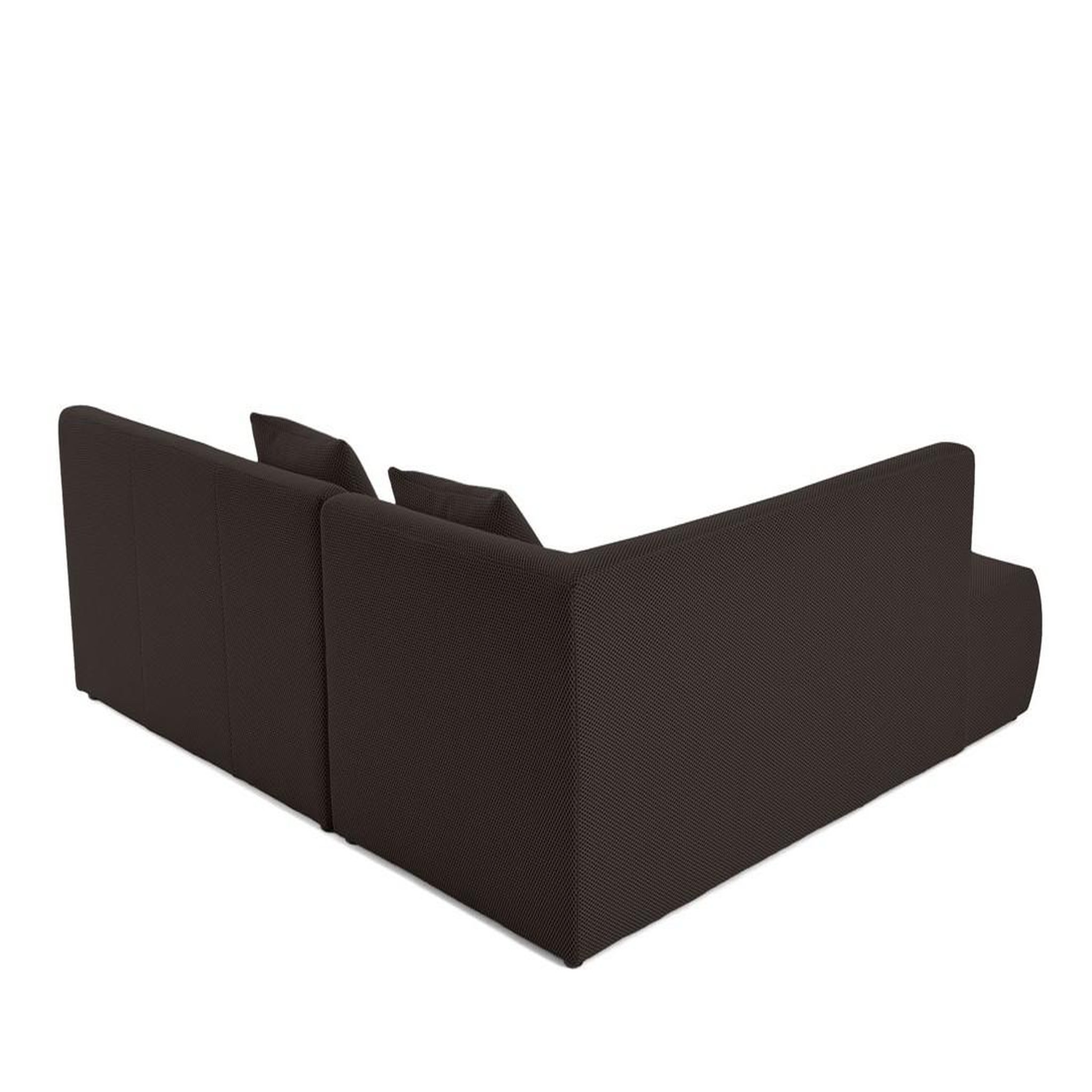 Voir la diapositive 4 : LISA DESIGN Onyx - canapé modulable d'angle gauche - 5 places - en tissu mailles 3d