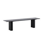 Paris Prix Banc Design  Olivia  180cm Noir