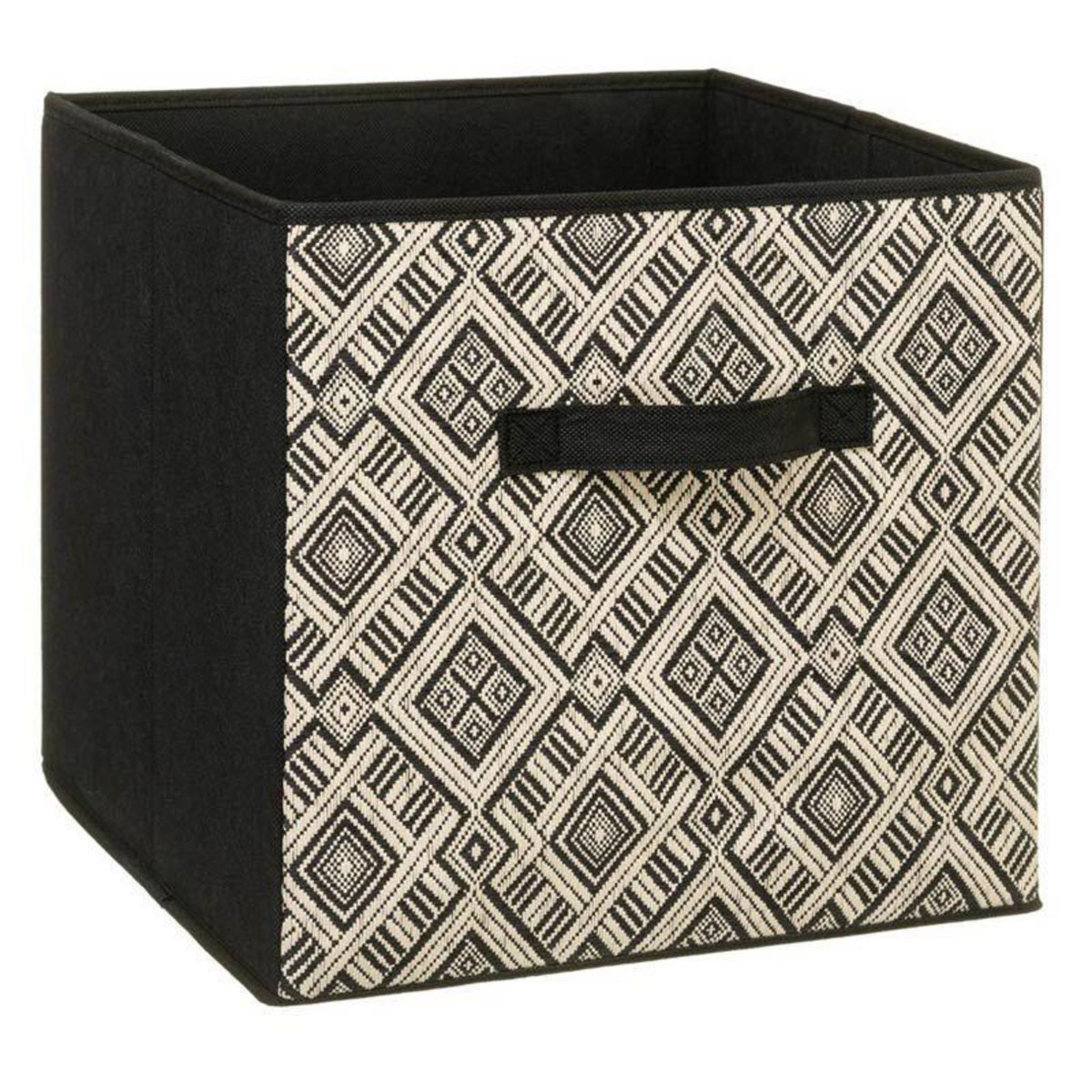  Boîte de Rangement  Basic  31x31cm Noir & Blanc