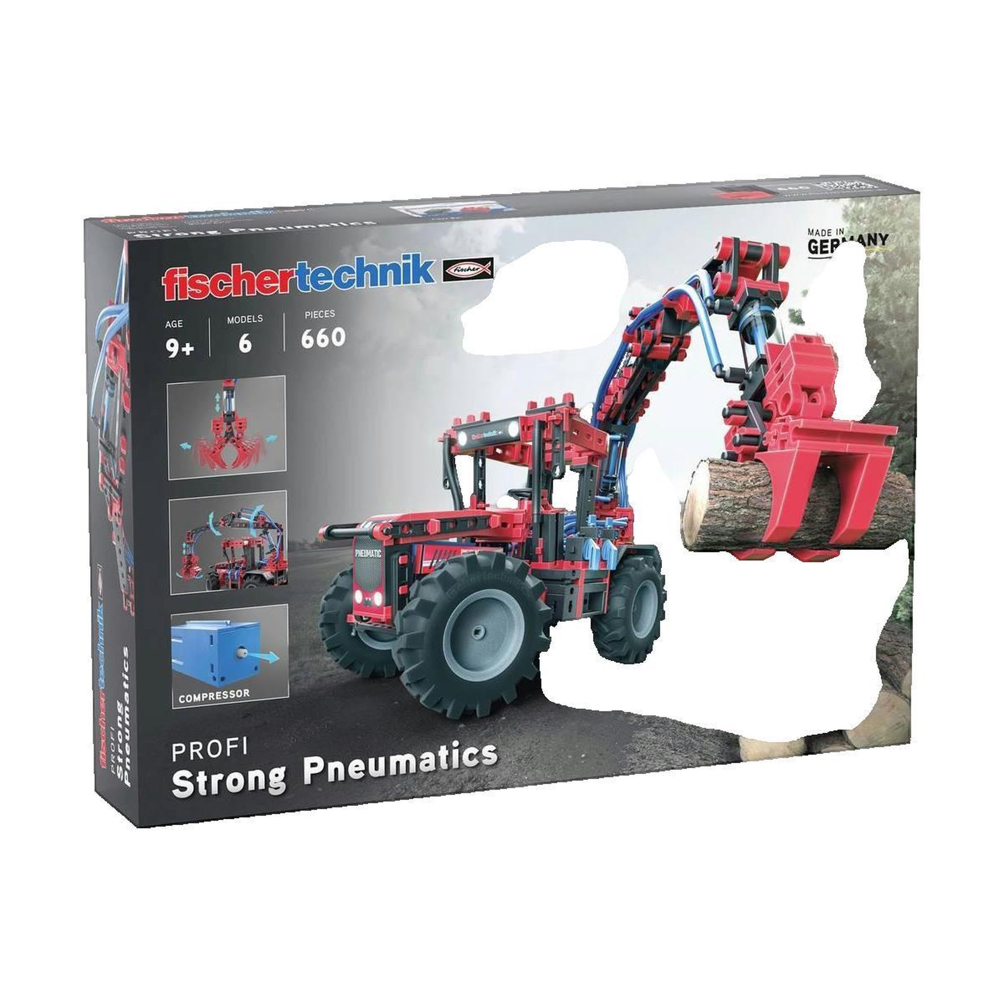 EDUCO Kit éducatif Fischer STRONG PNEUMATICS pneumatique robuste