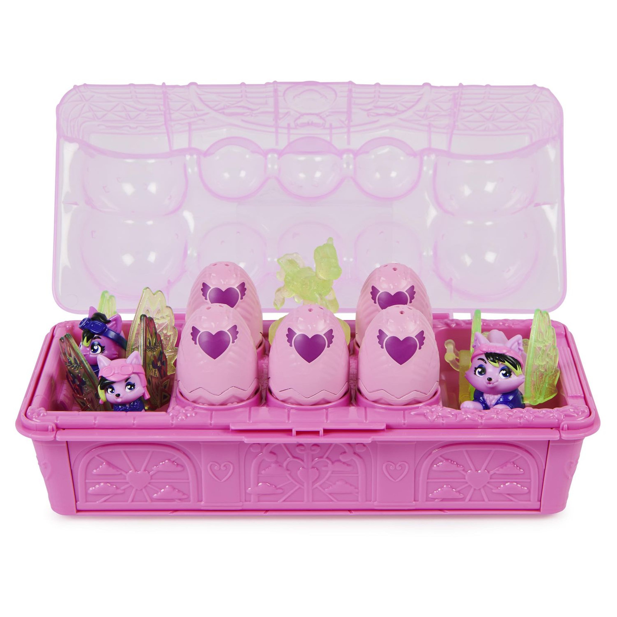Voir la diapositive 3 : SPIN MASTER Pack Aventure 10 Famille Surprise Loups - Hatchimals