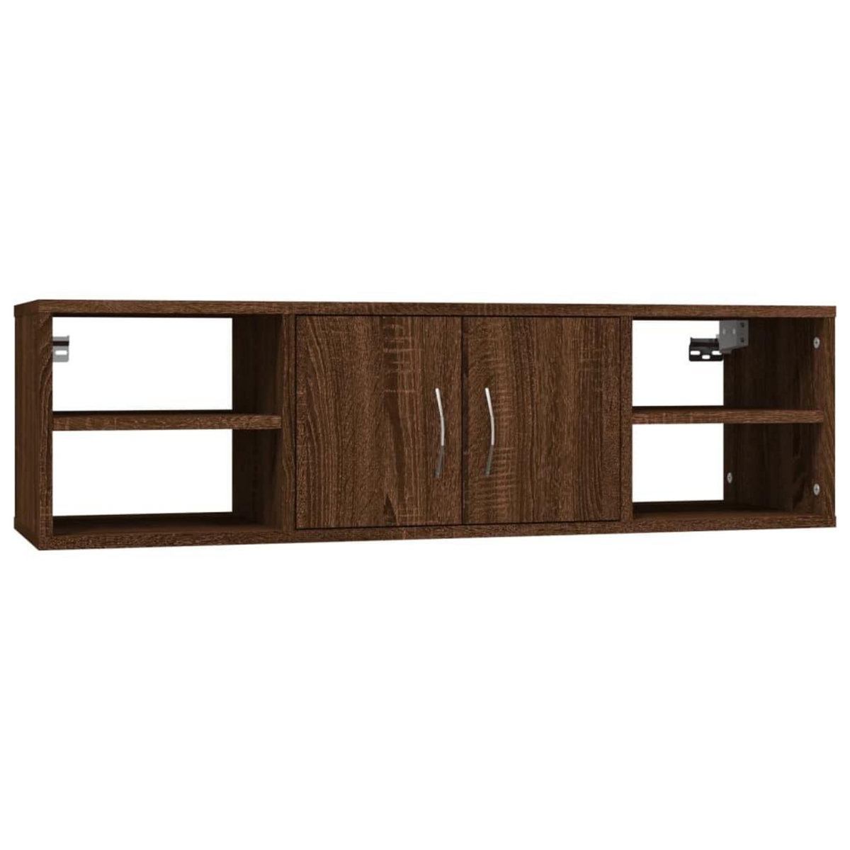 VIDAXL Etagere murale chene marron 102x30x29 cm bois d'ingenierie