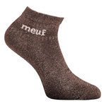 TWINDAY Paire de chaussettes mi-hautes lurex femme à paillettes Meuf. Coloris disponibles : Marron