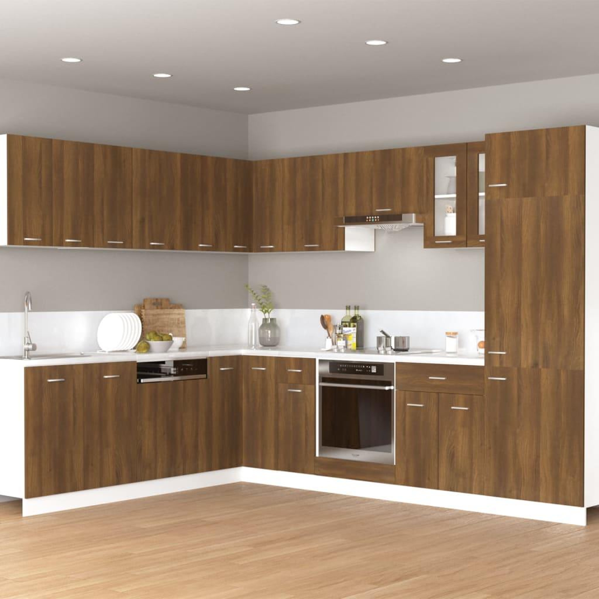 Voir la diapositive 1 : VIDAXL Armoire suspendue Chene marron 60x31x40 cm Bois d'ingenierie