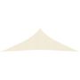 Voir la diapositive 3 : VIDAXL Voile d'ombrage 160 g/m^2 Creme 4x4x5,8 m PEHD