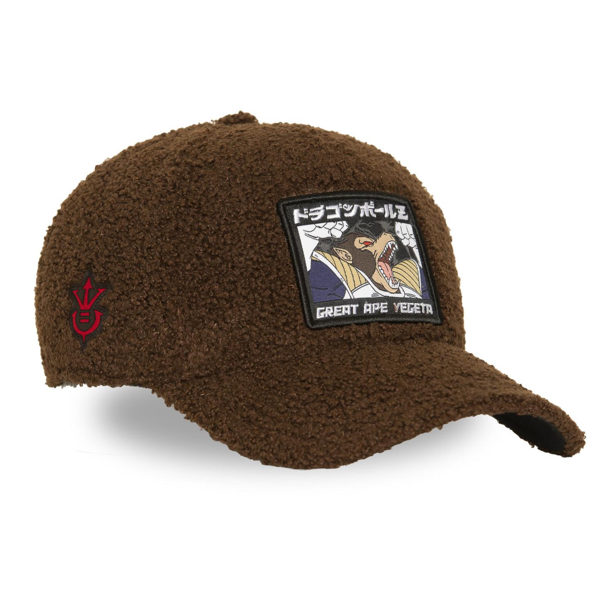 Voir la diapositive 4 : CAPSLAB Casquette baseball en sherpa avec patch dragon ball z sherpa