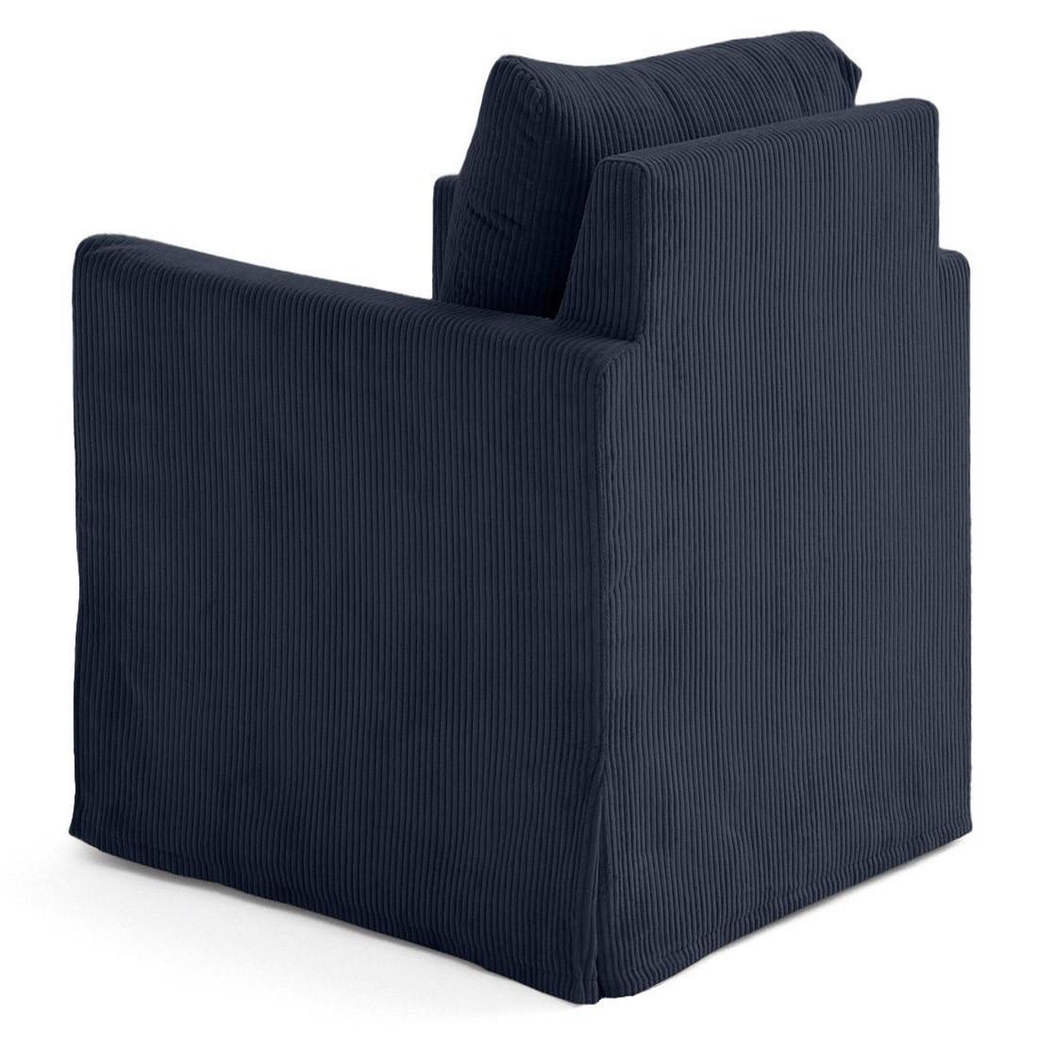 Voir la diapositive 5 : LISA DESIGN Serena - fauteuil déhoussable en velours côtelé