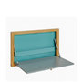 Voir la diapositive 2 : Paris Prix Bureau Mural Design  Brenta  74cm Bleu