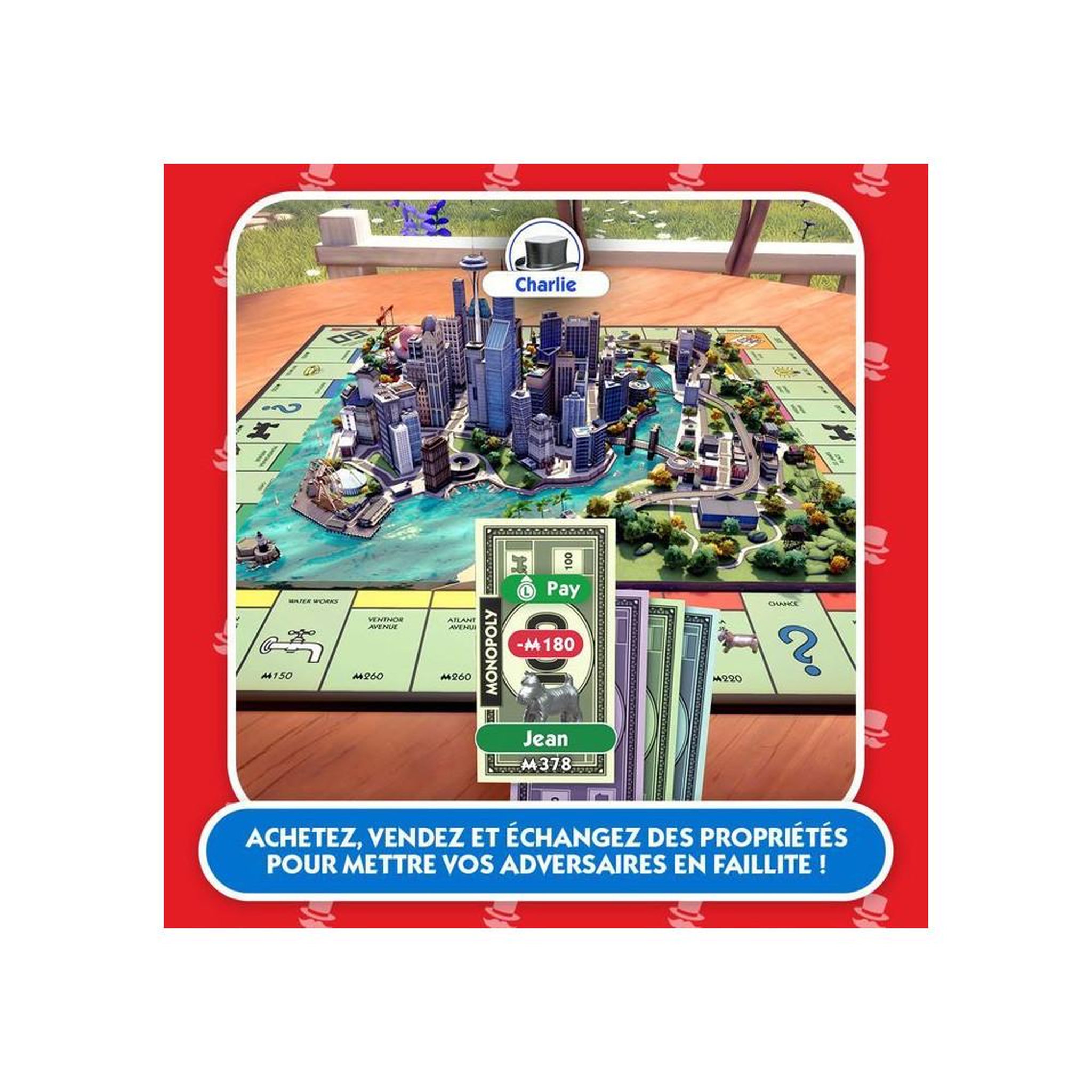 Voir la diapositive 2 : UBISOFT Monopoly 2024 - Jeu Nintendo Switch - Code in a Box