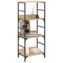 Voir la diapositive 3 : VIDAXL Bibliotheque chene sonoma 50x33x117,5 cm bois d'ingenierie