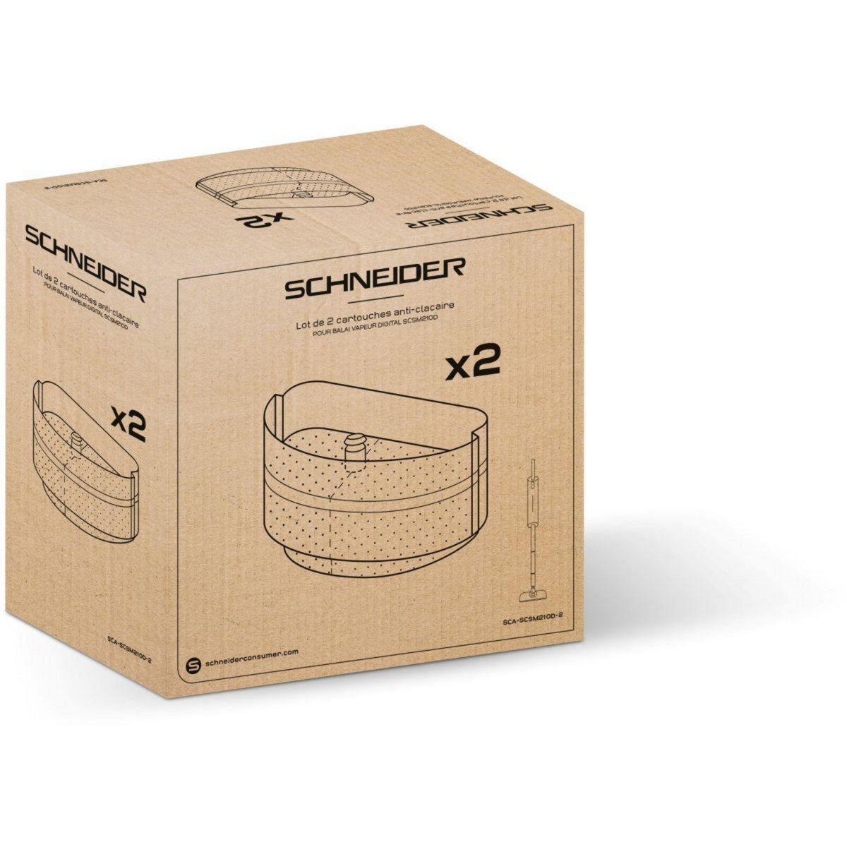 SCHNEIDER Filtre anti-calcaire x2