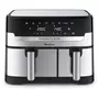MOULINEX Friteuse sans huile Easy Fry and Grill Dual Inox EZ905D20