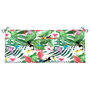 Voir la diapositive 4 : VIDAXL Coussin de banc de jardin carreaux multicolore 120x50x7cm tissu