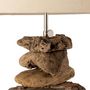 Voir la diapositive 4 : Paris Prix Lampe à Poser Design  Bois Flotté  90cm Naturel