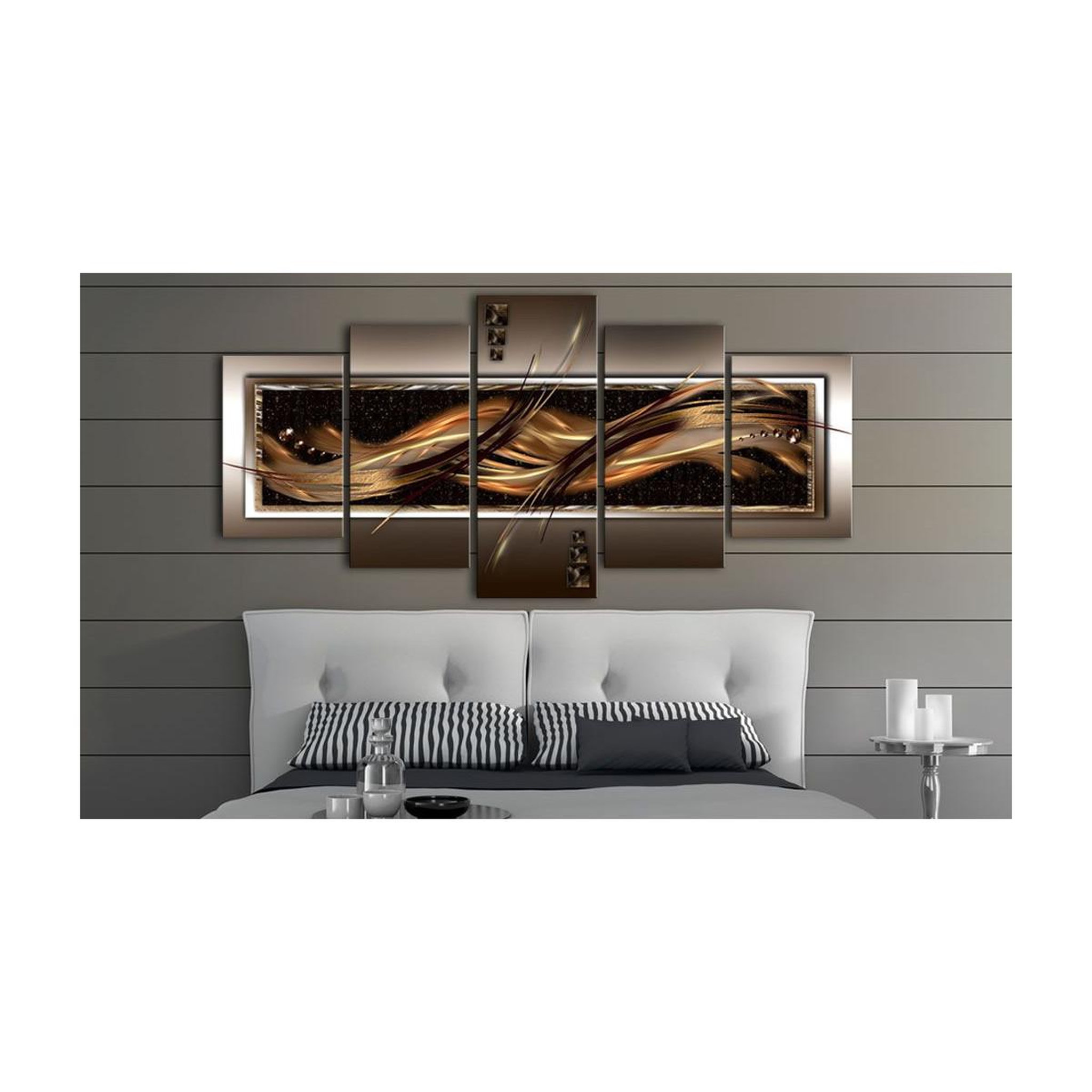 Voir la diapositive 2 : Paris Prix Tableau imprimé  wave of fire