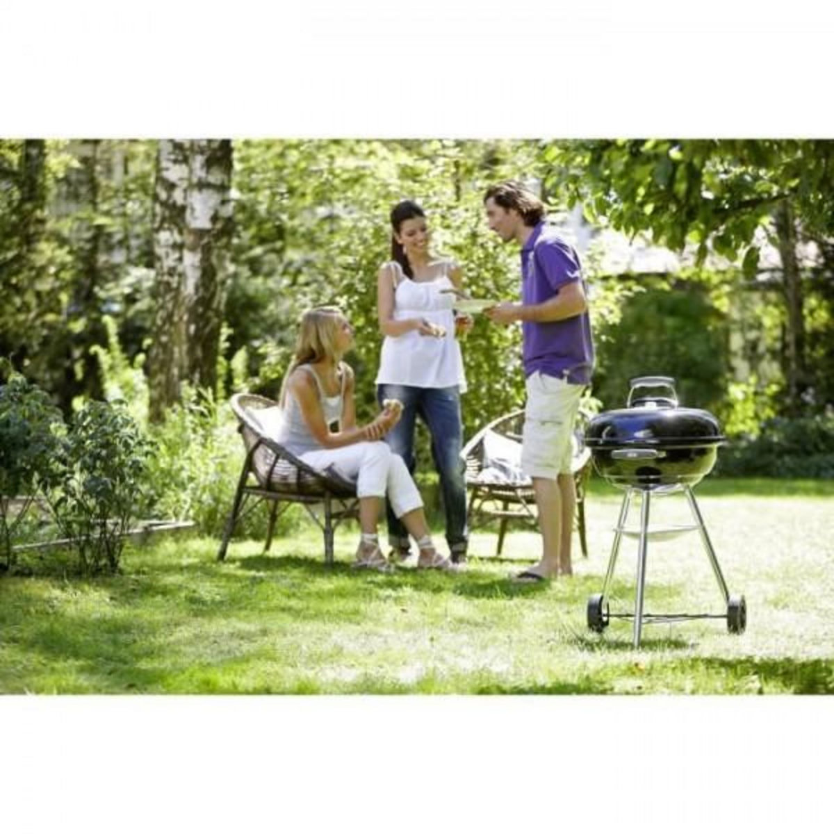 AAAAA Barbecue Weber COMPACT KETTLE 47 CM NOIR