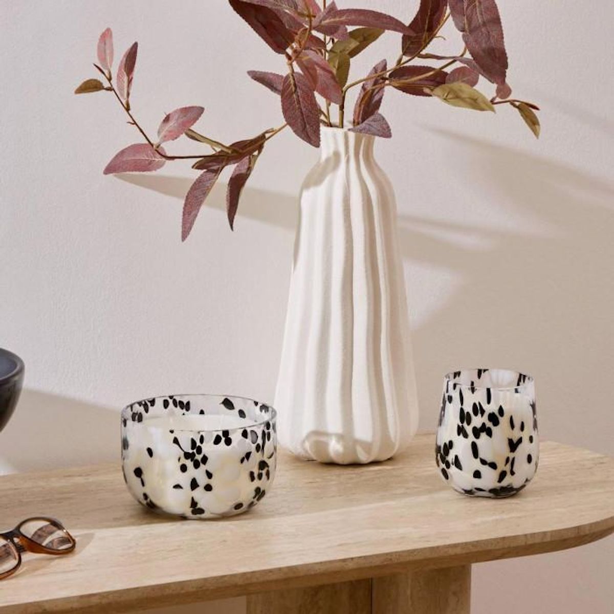 ATMOSPHERA Bougie Parfumée en Verre  Mancha  275g Ambre