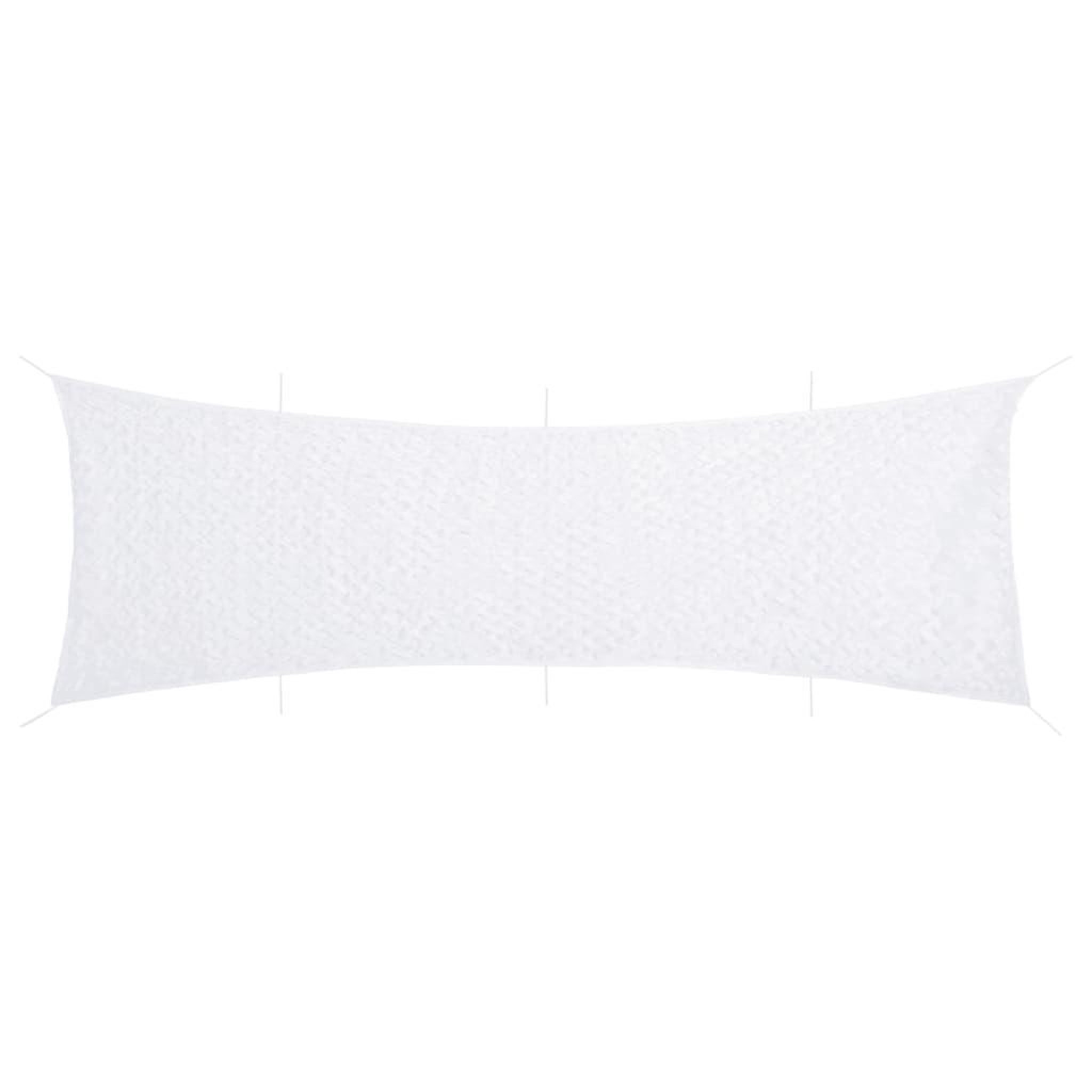 VIDAXL Filet de camouflage avec sac de rangement 809x207 cm blanc