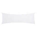 VIDAXL Filet de camouflage avec sac de rangement 809x207 cm blanc