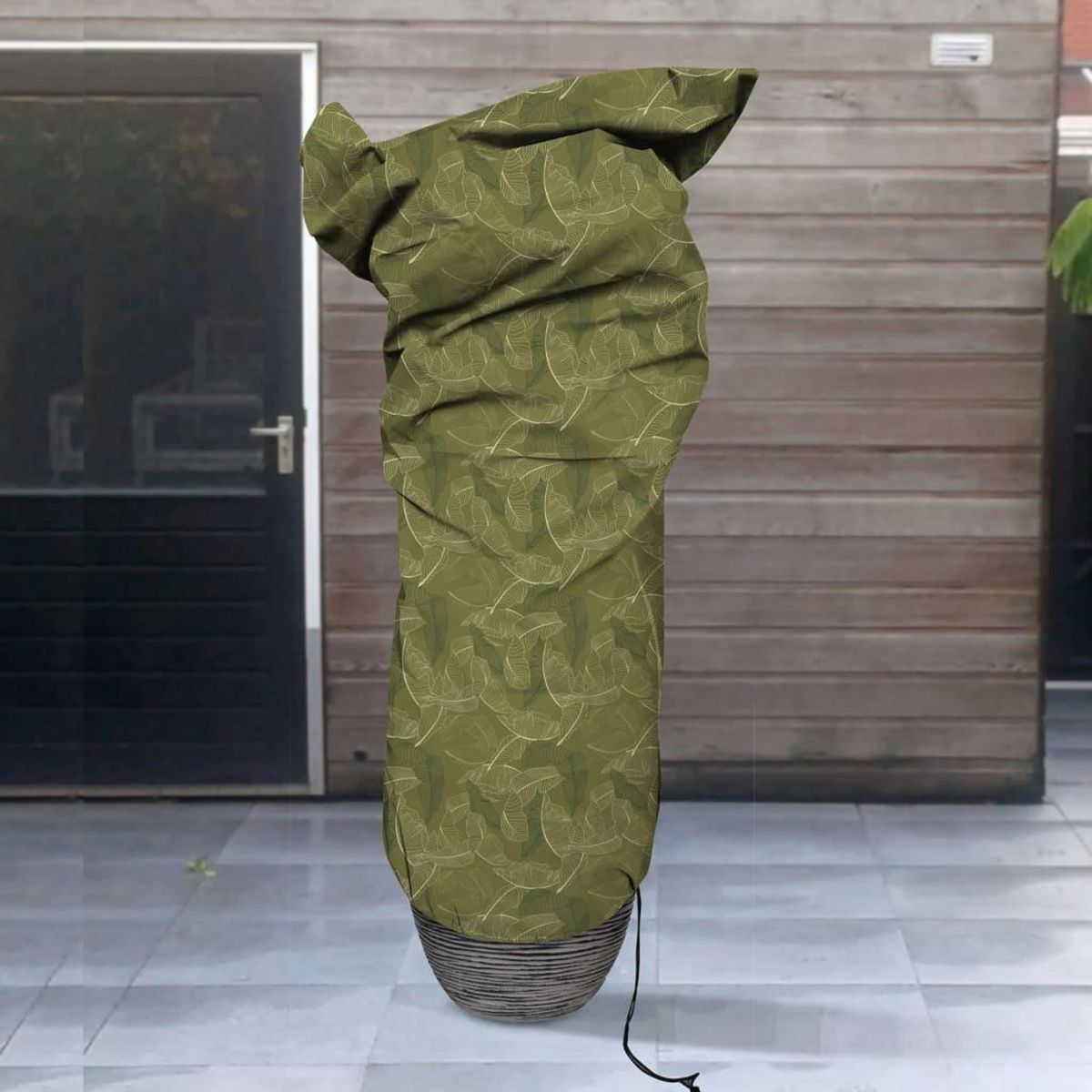 CAPI Capi Housse d'hivernage pour plantes Petite 75x150 cm Imprime vert