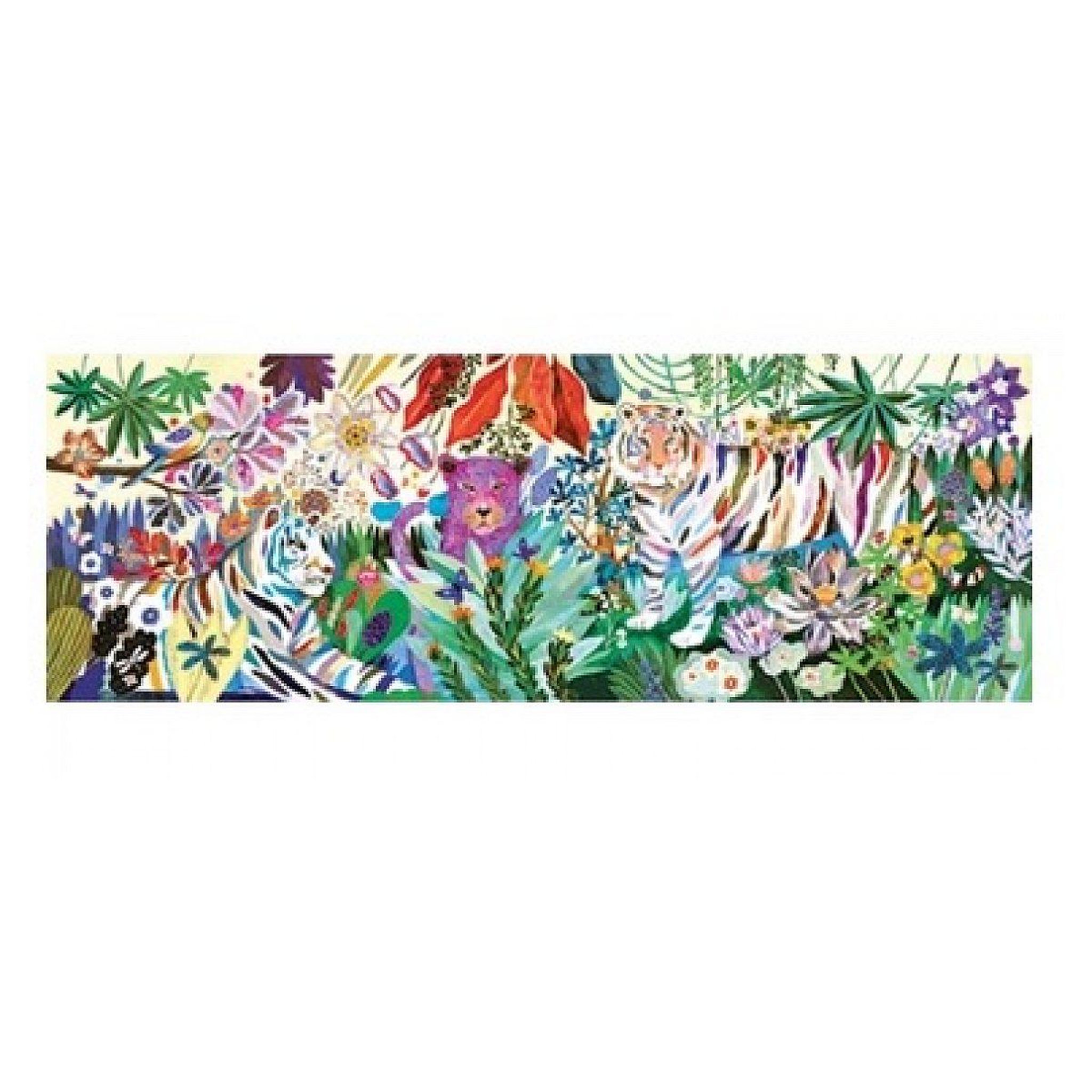 Voir la diapositive 1 : Djeco Puzzle rainbow tigers 1000 pcs
