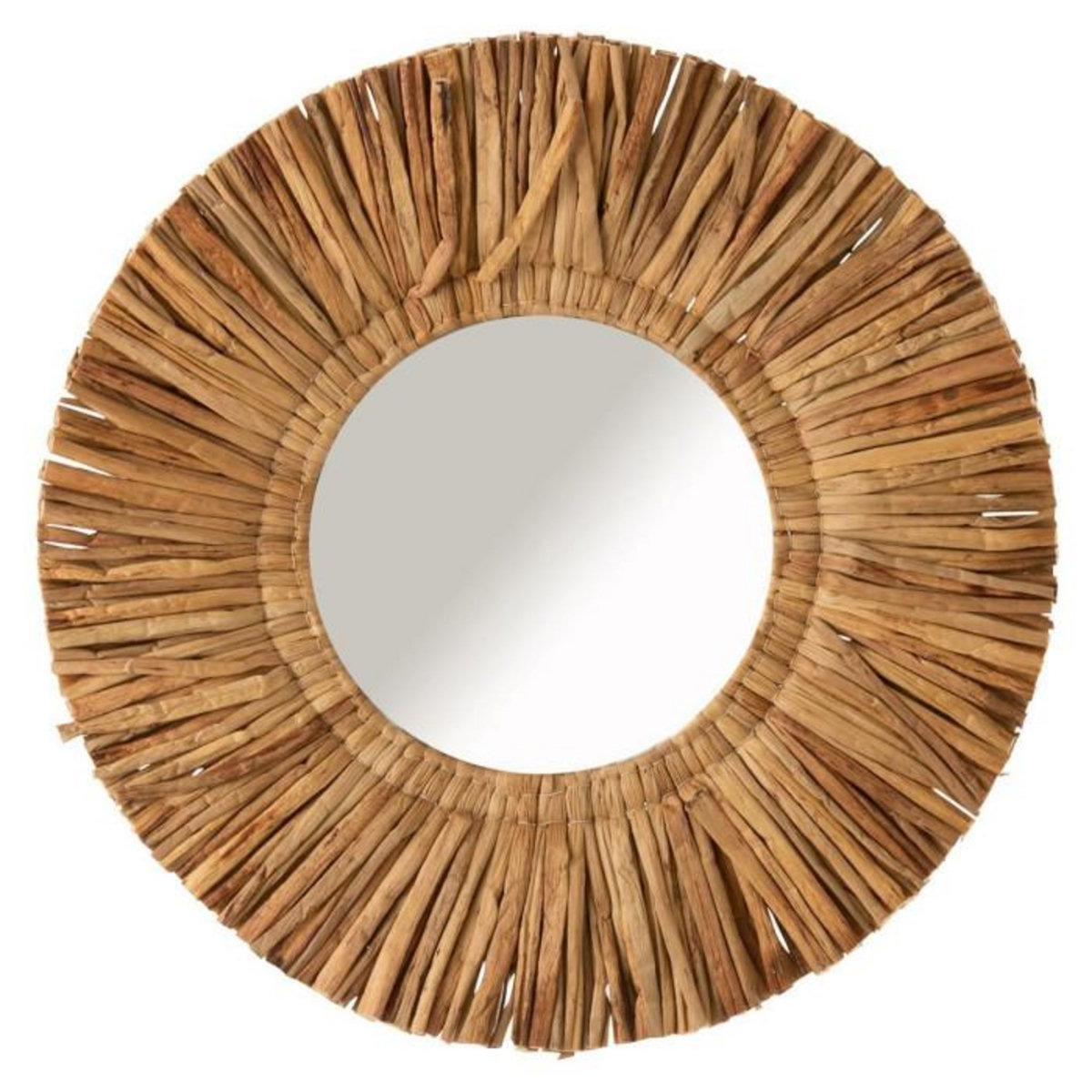 Paris Prix Miroir Mural Rond  Maurice  64cm Naturel
