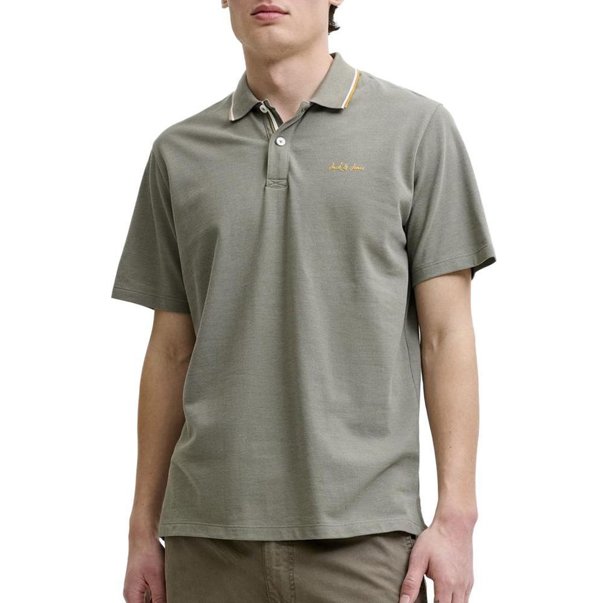 Jack & Jones Polo Vert Homme Jack & Jones Blaze. Coloris disponibles : Vert