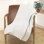 SOLEIL D'OCRE Plaid en coton recyclé 140x200 cm PIERRE gris, par Soleil d'Ocre