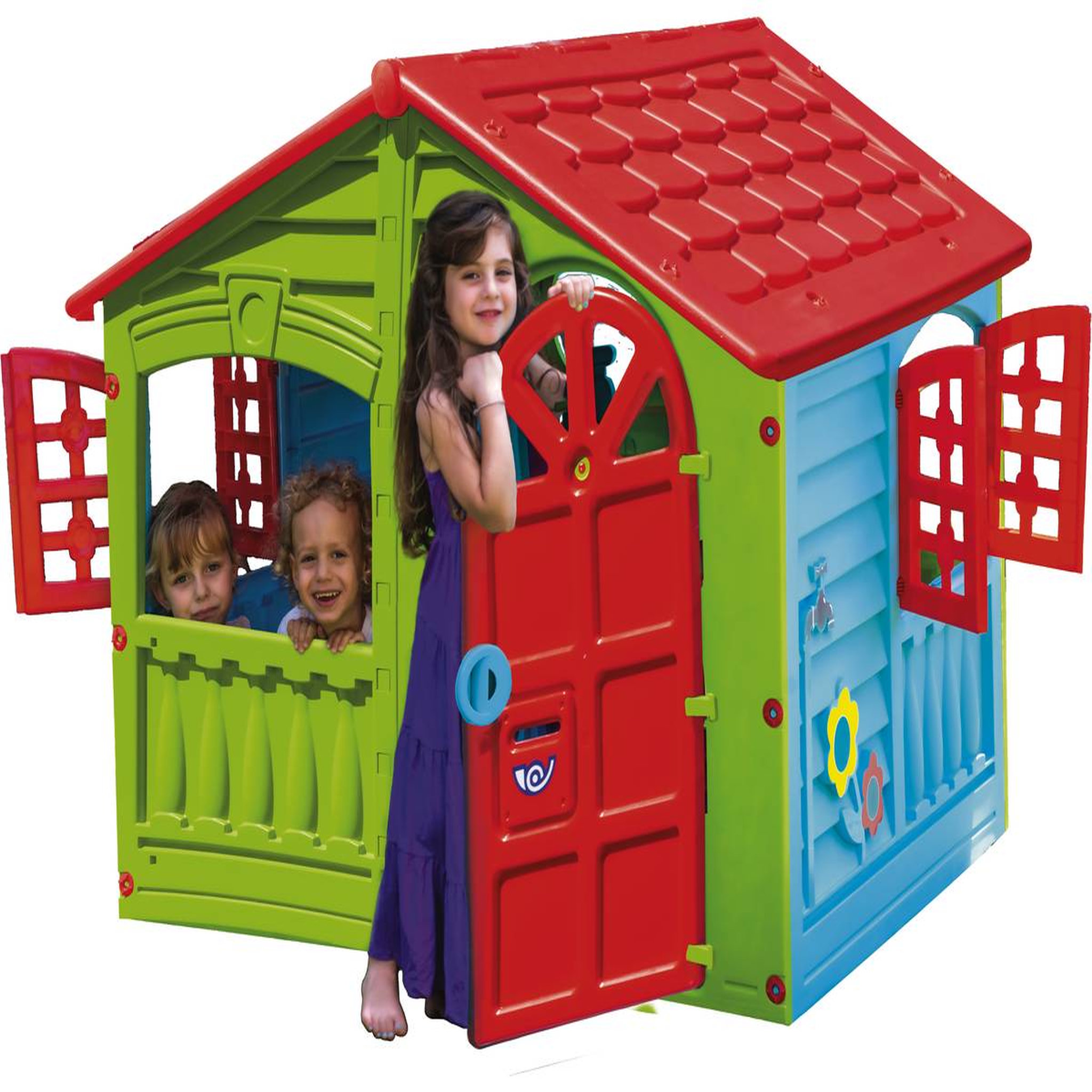 Voir la diapositive 2 : Habitat et Jardin Cabane enfant  FUN  - 1.40 x 1.11 x 1.15 m