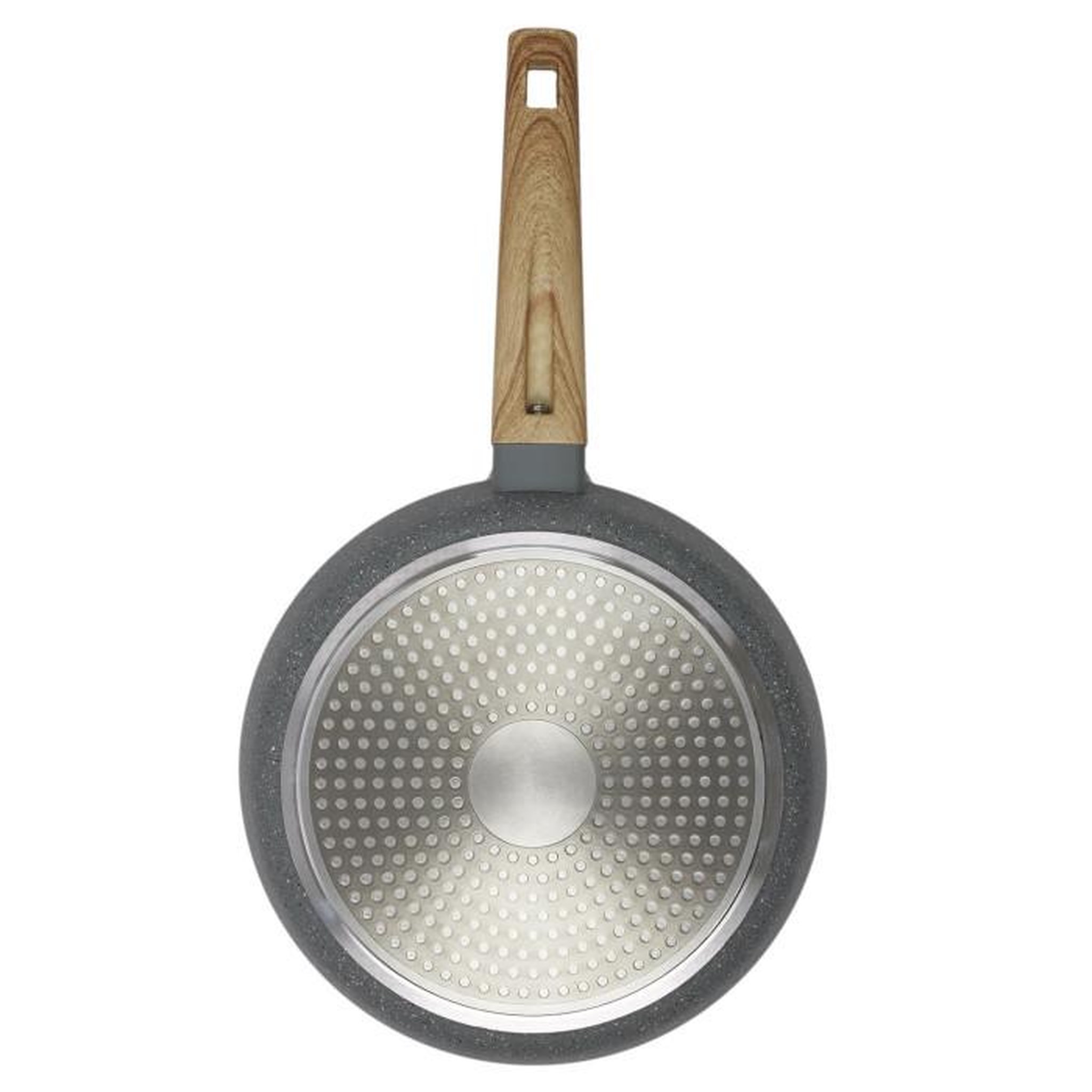 Voir la diapositive 3 : Paris Prix Poêle Aluminium  Forgé  20cm Gris