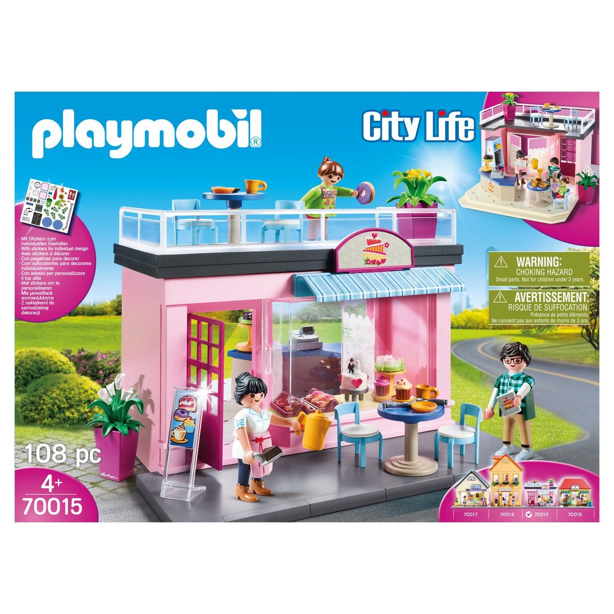 PLAYMOBIL 70015 - City Life - Salon de thé 