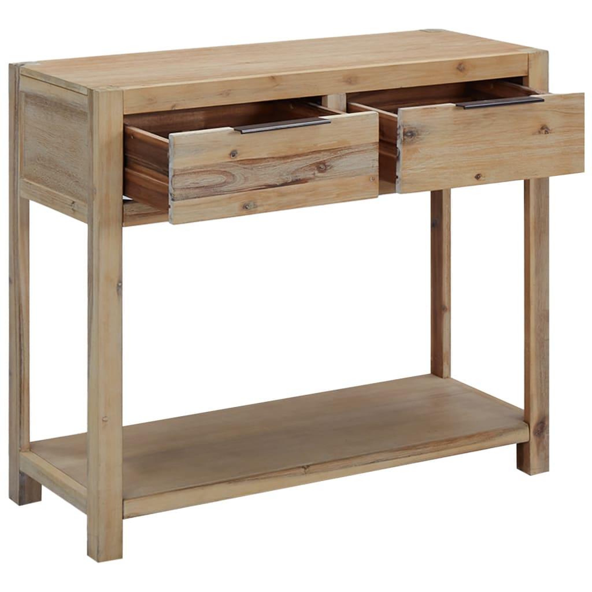 Voir la diapositive 2 : VIDAXL Table console 82x33x73 cm Bois d'acacia massif