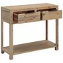 Voir la diapositive 2 : VIDAXL Table console 82x33x73 cm Bois d'acacia massif