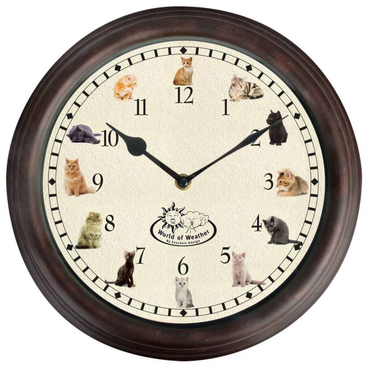 ESSCHERT DESIGN Esschert Design Horloge avec sons de chat