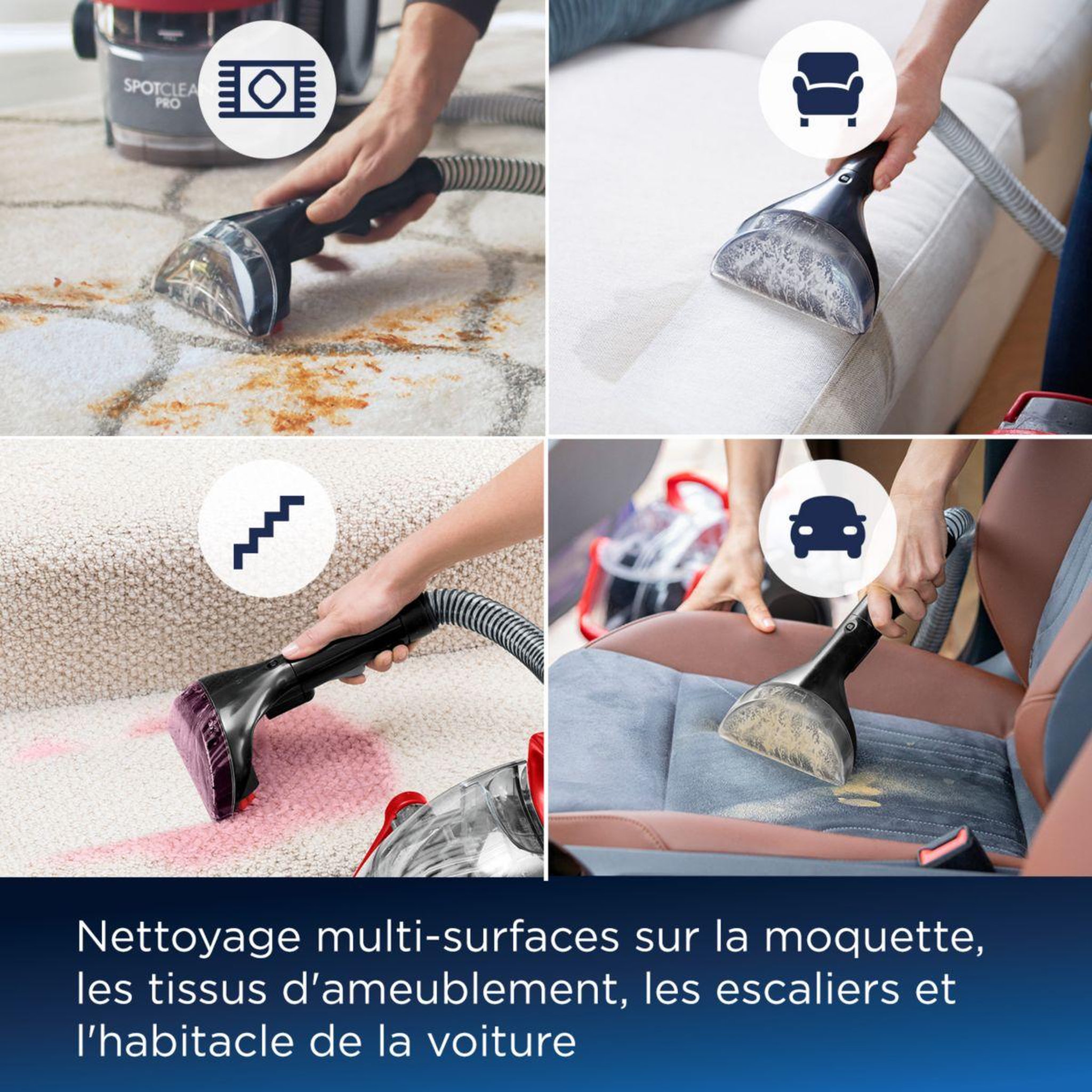 Voir la diapositive 3 : BISSELL Nettoyeur détacheur spotclean pro 1558n