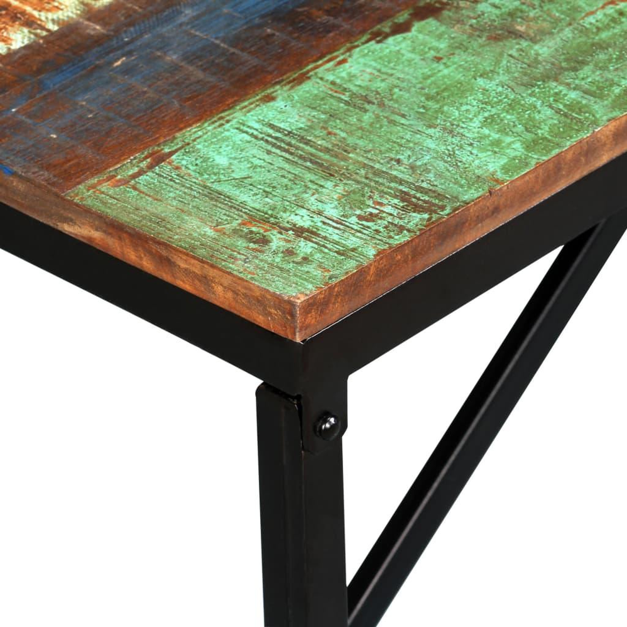 Voir la diapositive 4 : VIDAXL Banc 110 x 35 x 45 cm Bois de recuperation massif
